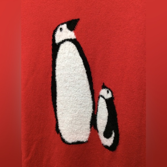 TALBOTS super soft crew neck penguin sweater ❤️ - Picture 6 of 12